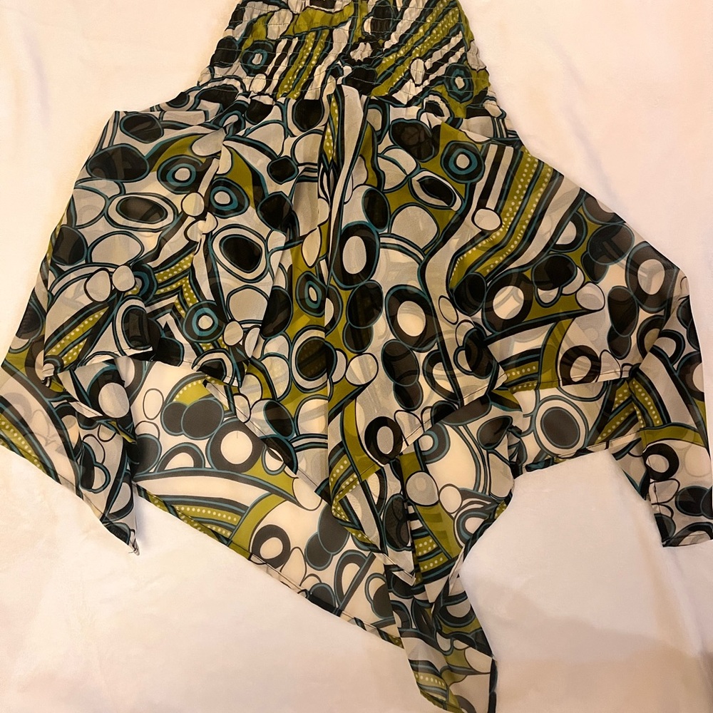 Abstract Patterned Blouse